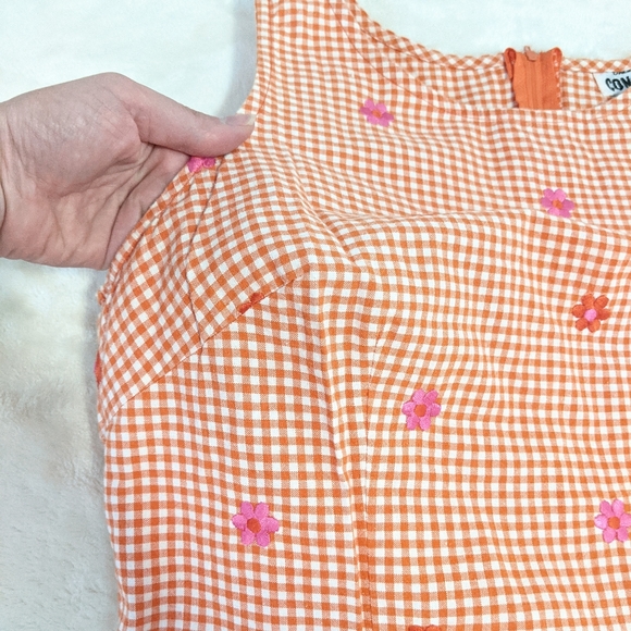 COPY - Vintage Retro Y2K Gingham Embroidered Dress - Picture 3 of 9